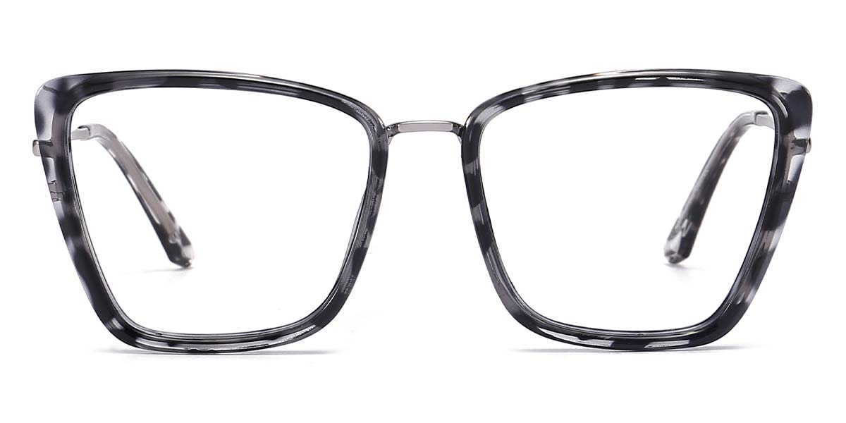 Black Marble - Square Glasses - Kien