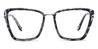 Black Tortoiseshell Kien - Square Glasses