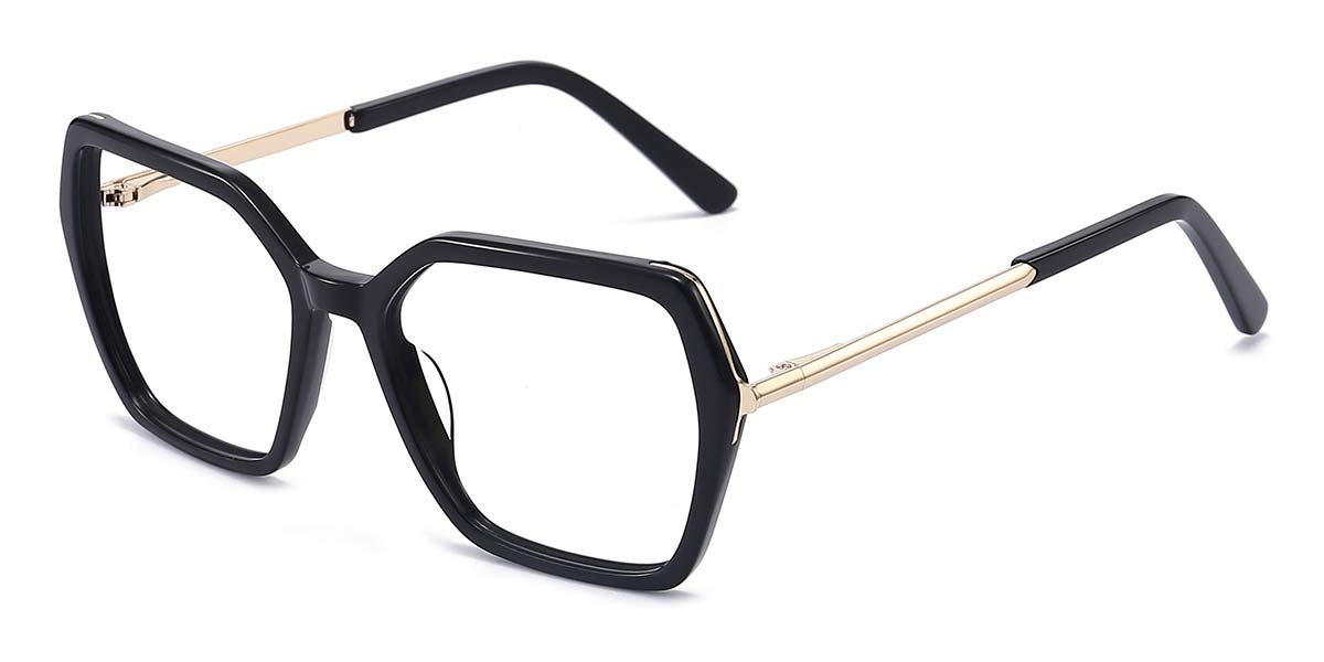 Black Naba - Square Glasses