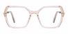 Light Pink Naba - Square Glasses