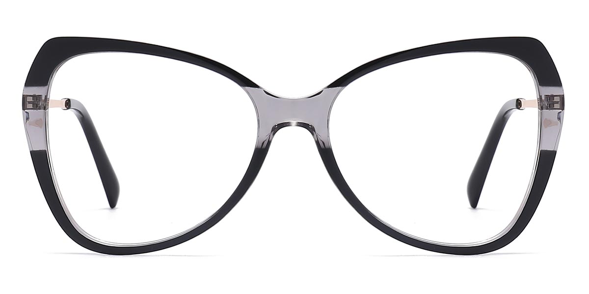 Black - Oval Glasses - Reik