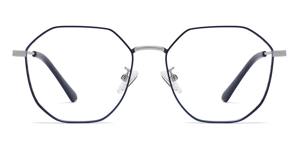 Navy Blue Inmer - Oval Glasses