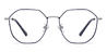 Navy Blue Inmer - Oval Glasses