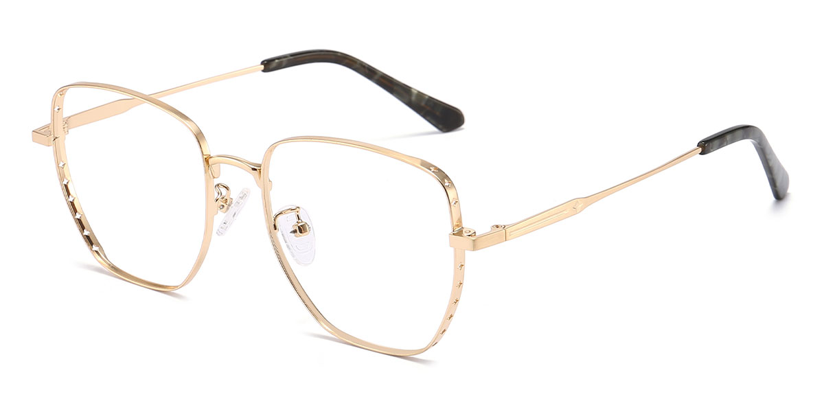 Gold Valer - Square Glasses