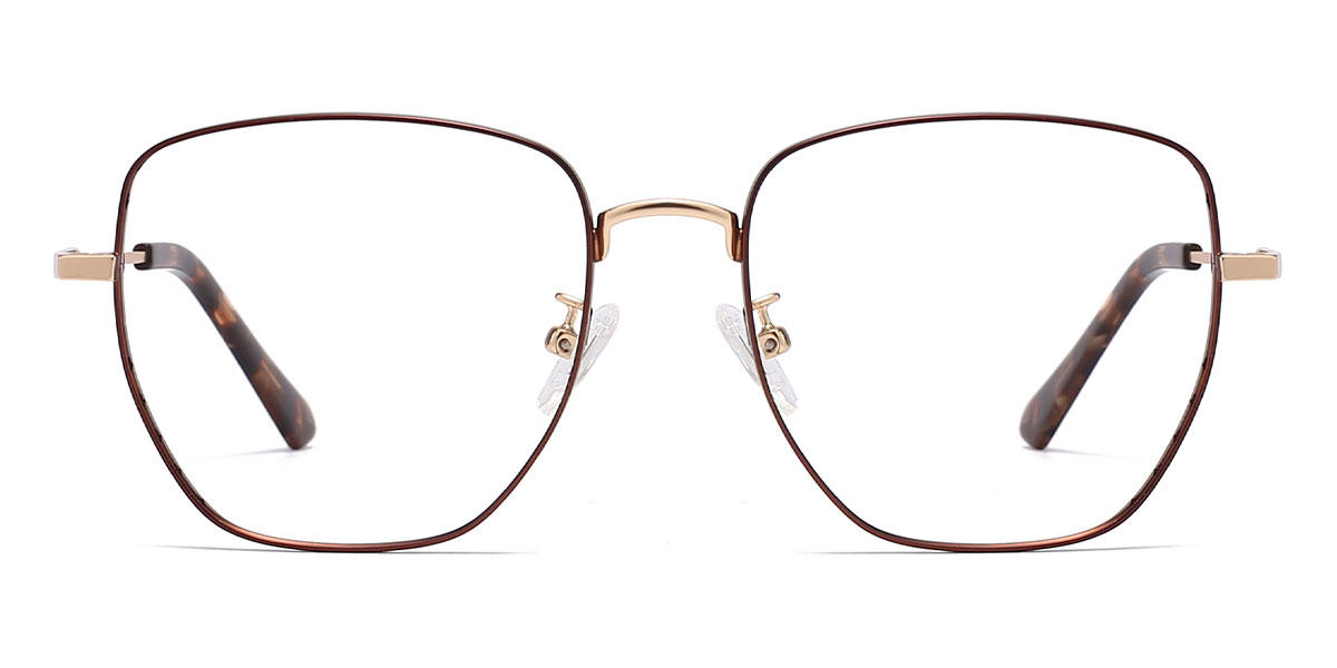 Brown Valer - Square Glasses