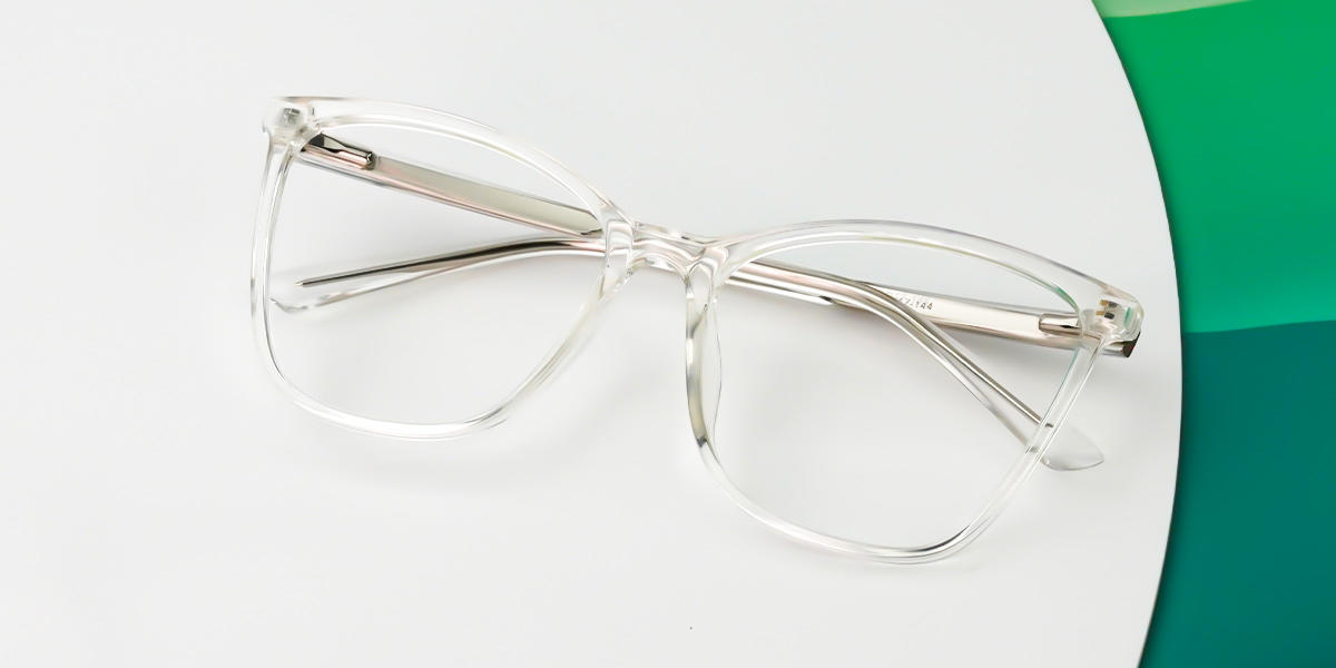 Clear Ligeia - Rectangle Glasses