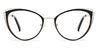 Black Trina - Cat Eye Glasses
