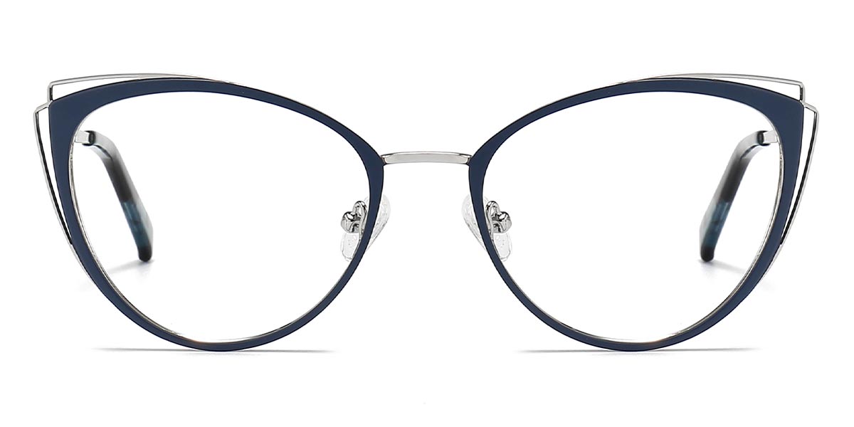 Navy Trina - Cat Eye Glasses