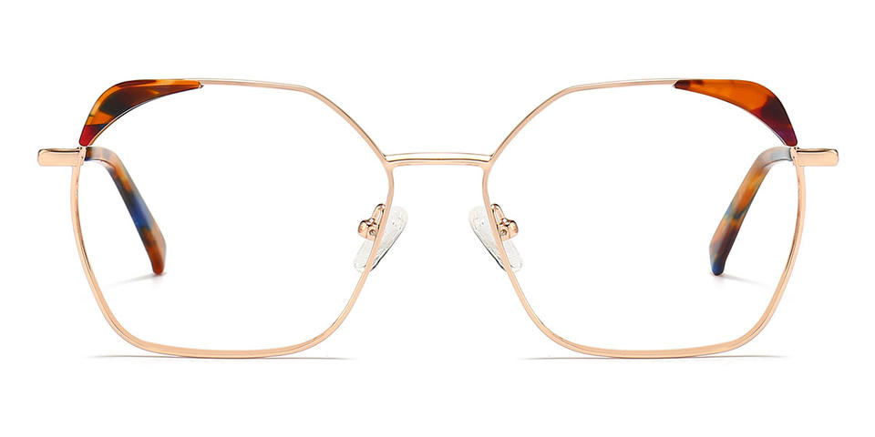 Gold Tortoiseshell Fairy - Oval Glasses