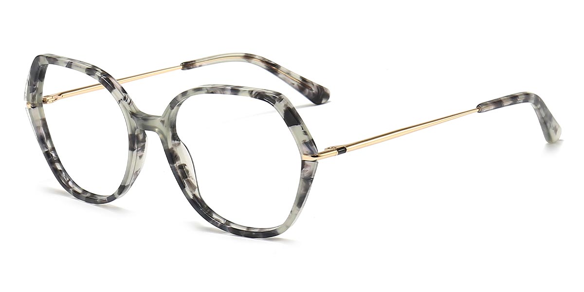 Black Tortoiseshell - Oval Glasses - Gabbi