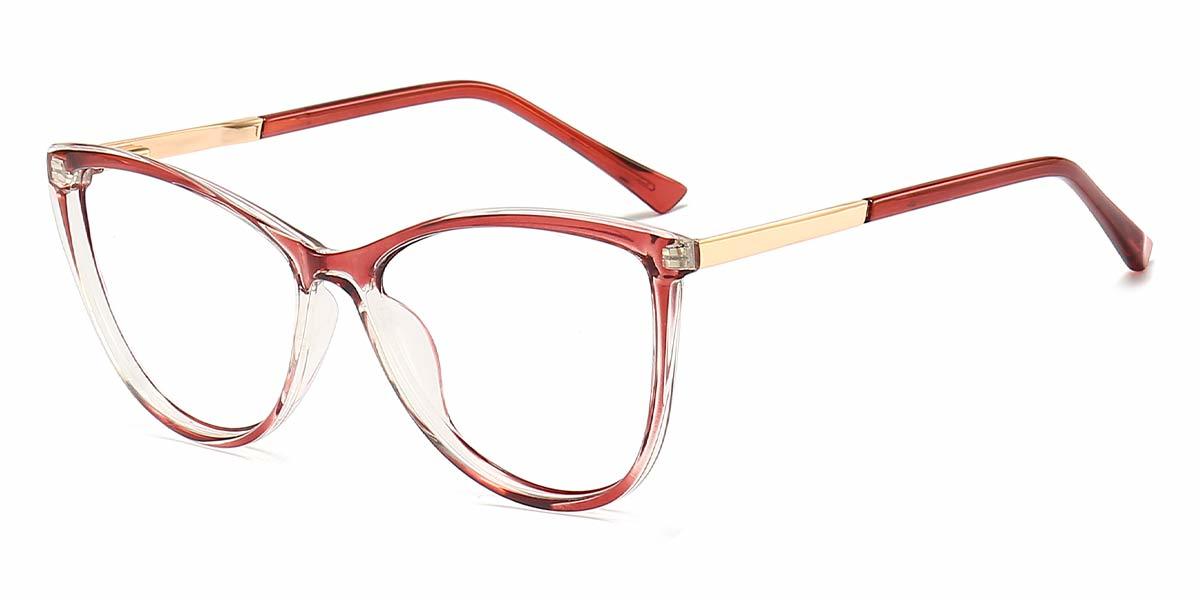 Red Minke - Cat Eye Glasses