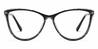 Black Minke - Cat Eye Glasses
