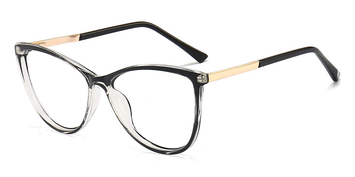 Black - Cat eye Glasses - Minke