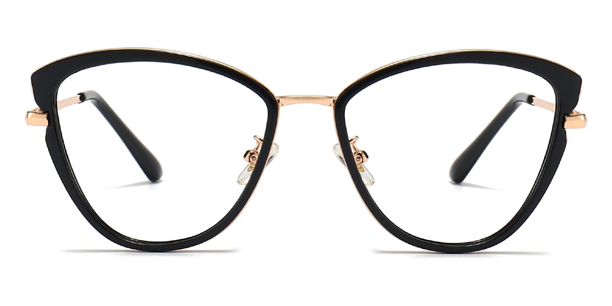 Black - Cat eye Glasses - Samira