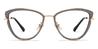 Grey Samira - Cat Eye Glasses