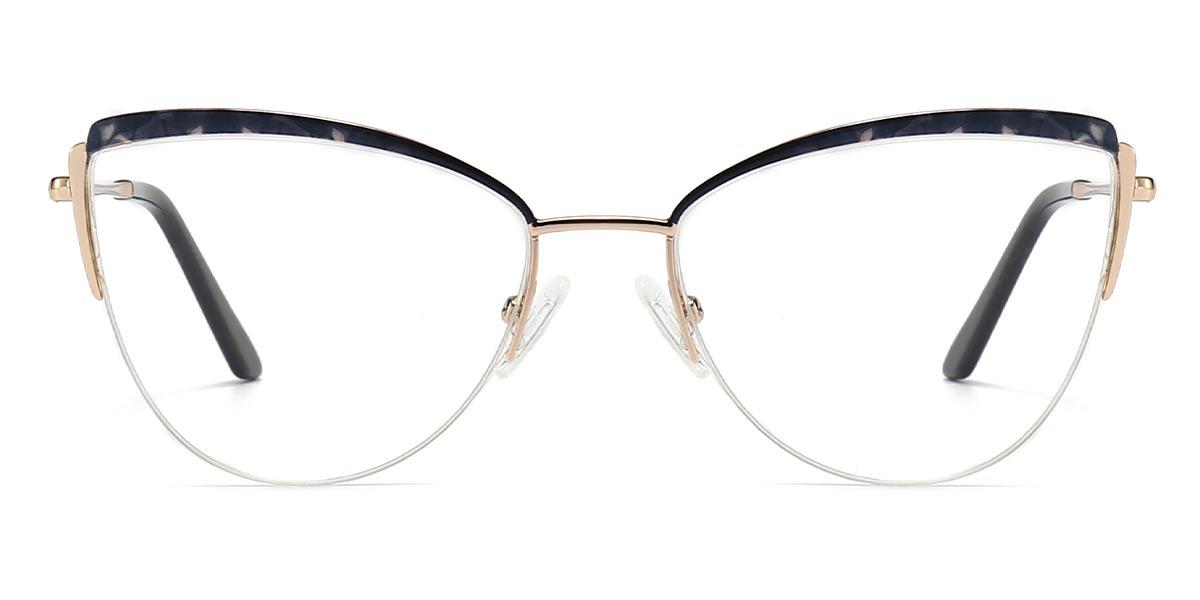 Gold Black Tortoiseshell Jodie - Cat Eye Glasses