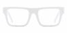 White Eloise - Rectangle Glasses
