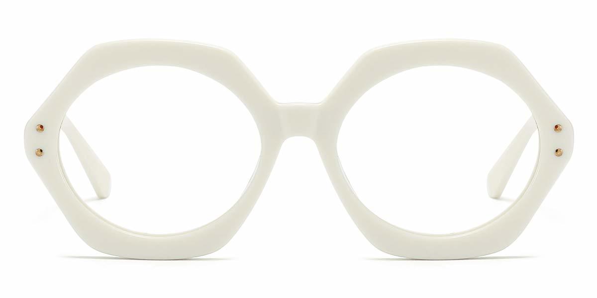 White Zion - Oval Glasses