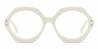 White Zion - Oval Glasses