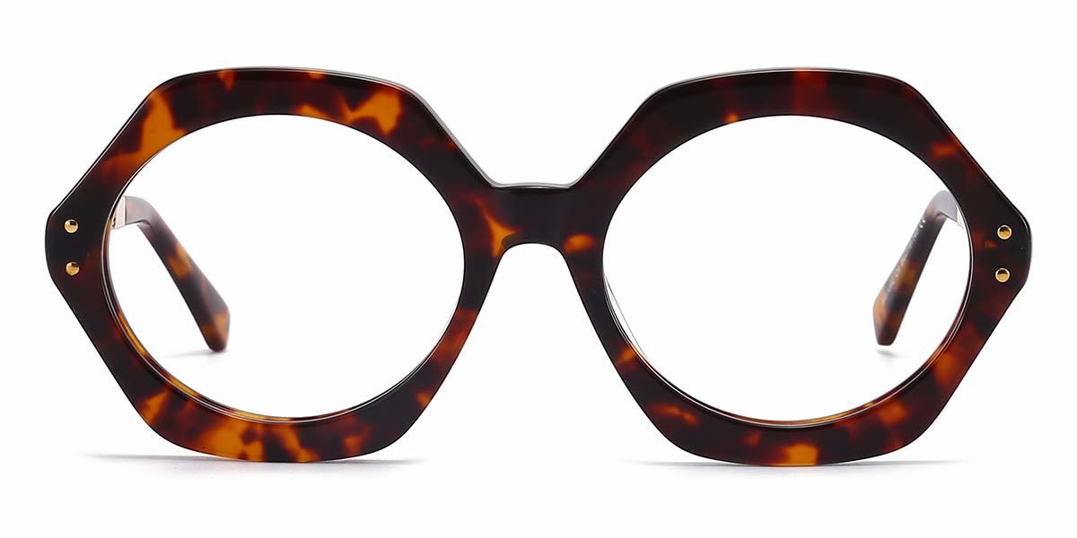 Tortoiseshell Zion - Oval Glasses