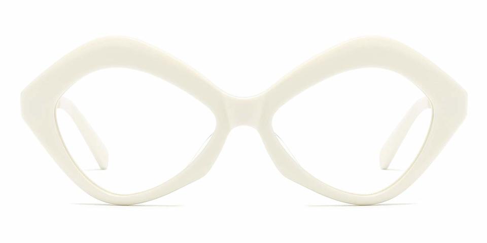 White Hadley - Cat Eye Glasses