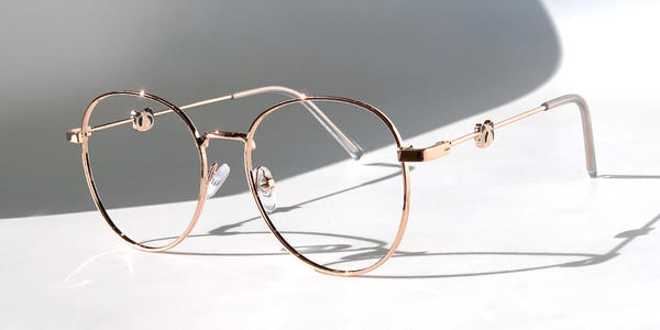 Multiplication Portrayal emergency Imani - Round Rose Gold Glasses For Women | Lensmart Online