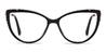 Black Diego - Cat Eye Glasses