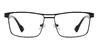 Black Finley - Rectangle Glasses
