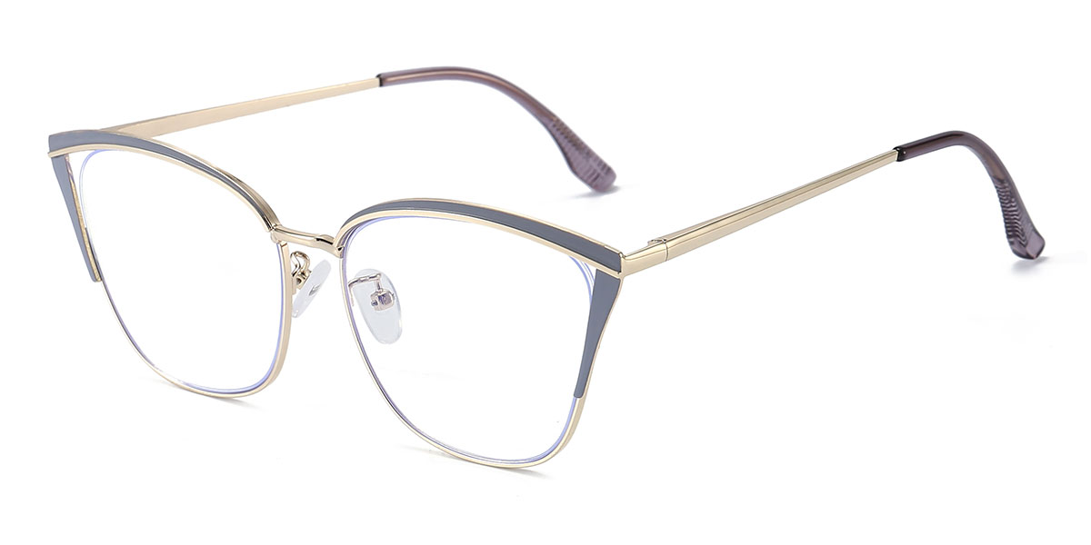 Purple - Cat eye Glasses - Kaison
