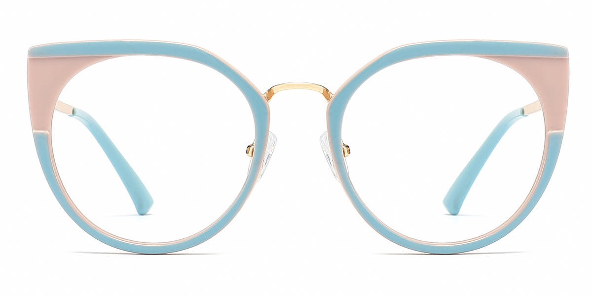 Blue Pink Callum - Cat Eye Glasses