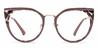 Cameo Brown Black Tortoiseshell Callum - Cat Eye Glasses
