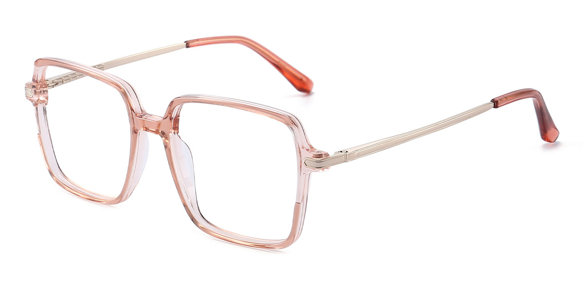 Nude Pink - Square Glasses - Karson