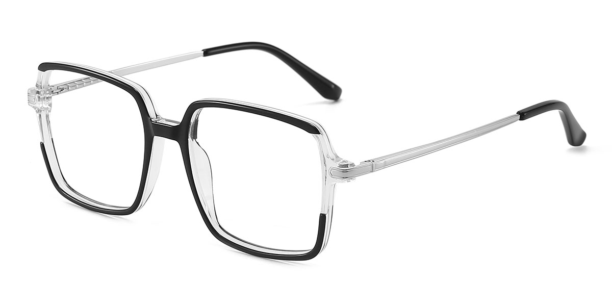 Black - Square Glasses - Karson