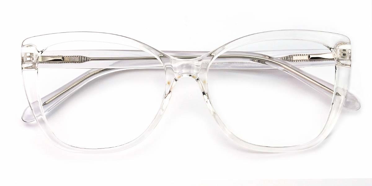 Clear Haidee - Cat Eye Glasses