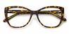 Yellow Tortoiseshell Haidee - Cat Eye Glasses