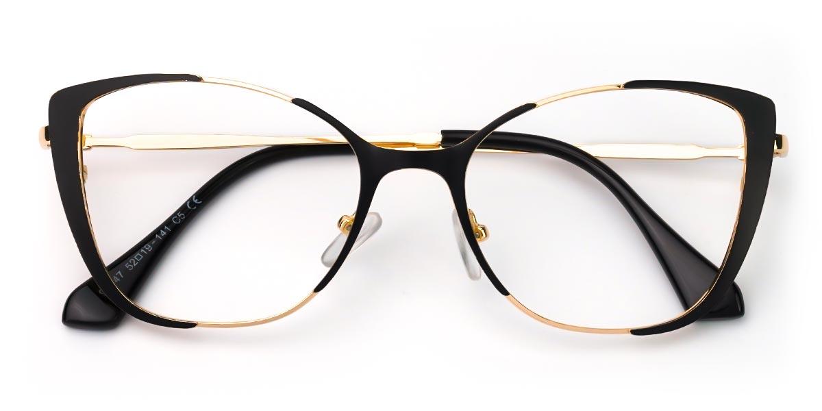 Black Gold Aiyana - Square Glasses