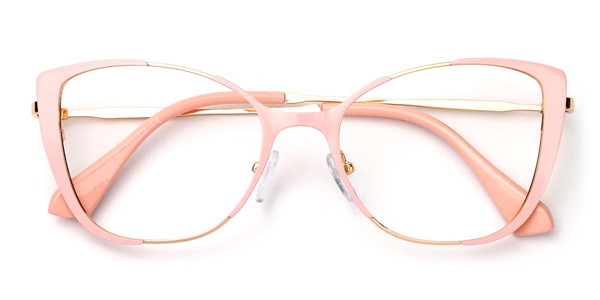 Nude Pink - Square Glasses - Aiyana