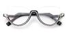 Black White Diamond Behati - Cat Eye Glasses