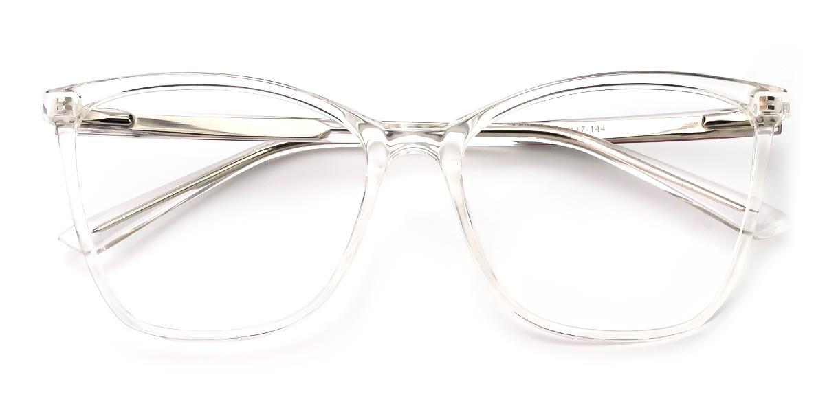 Clear Ligeia - Rectangle Glasses