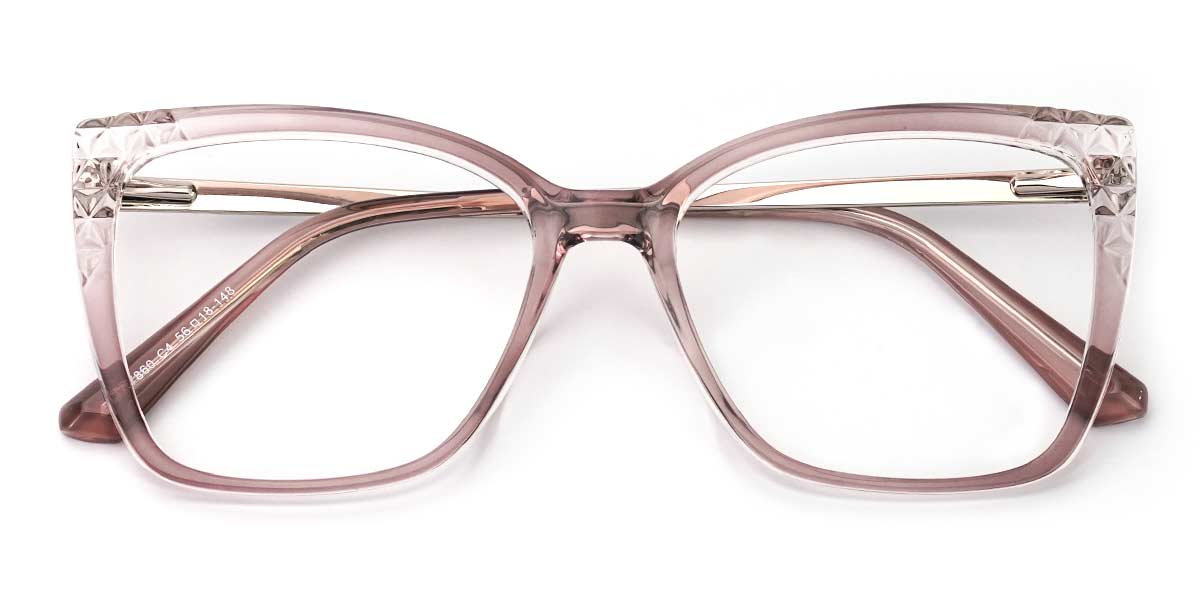Purple Grey - Square Glasses - Lyric