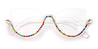 Clear Fancy Diamond Behati - Cat Eye Glasses