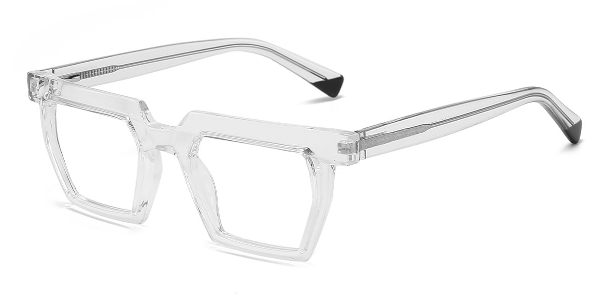 Transparent - Rectangle Glasses - Neo