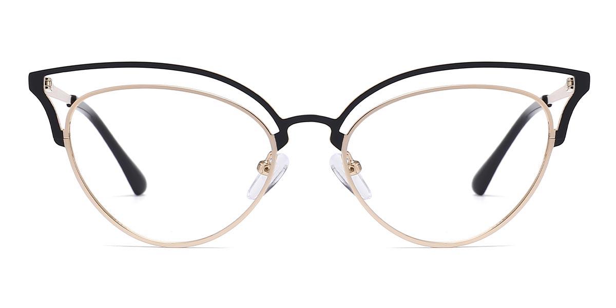 Black Gold Izzy - Cat Eye Glasses