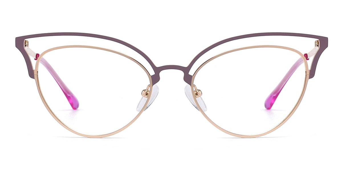 Purple - Cat eye Glasses - Izzy