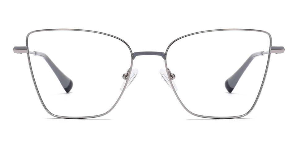 Silver Jamila - Square Glasses