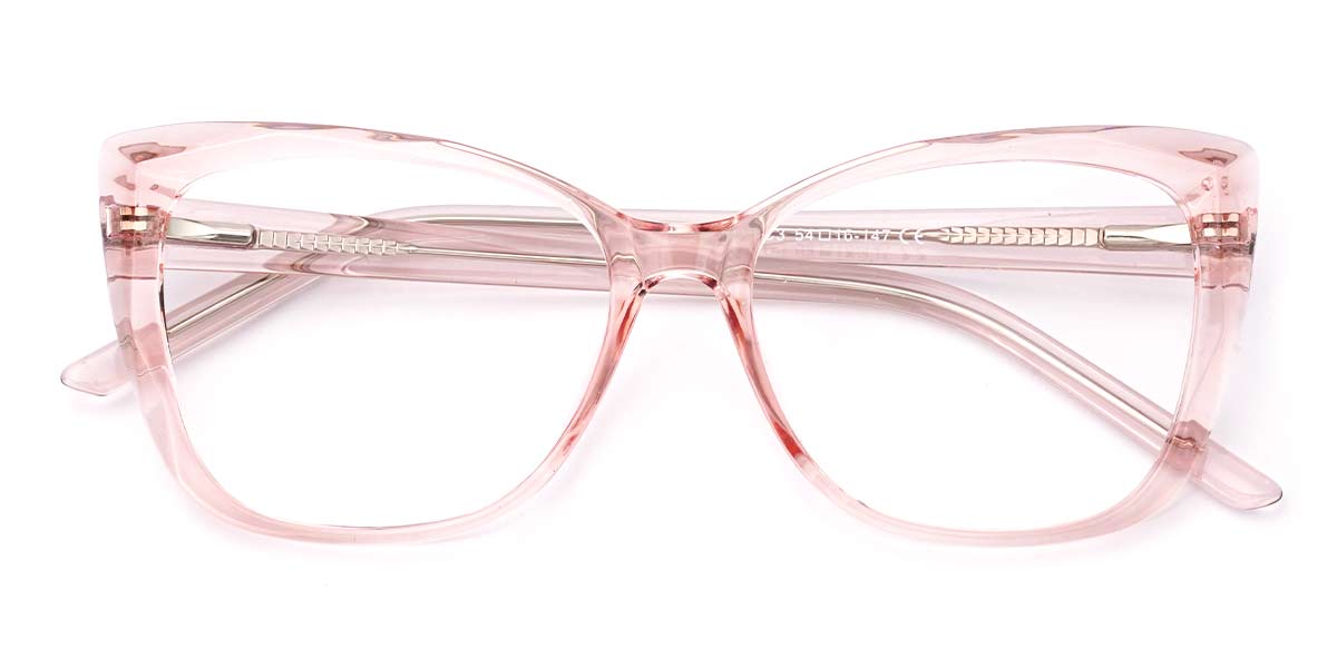 Light Pink - Cat eye Glasses - Persia