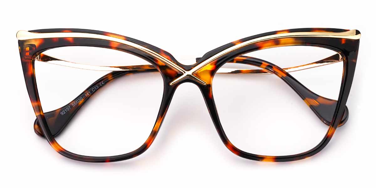 Tortoiseshell - Cat eye Glasses - Azalea
