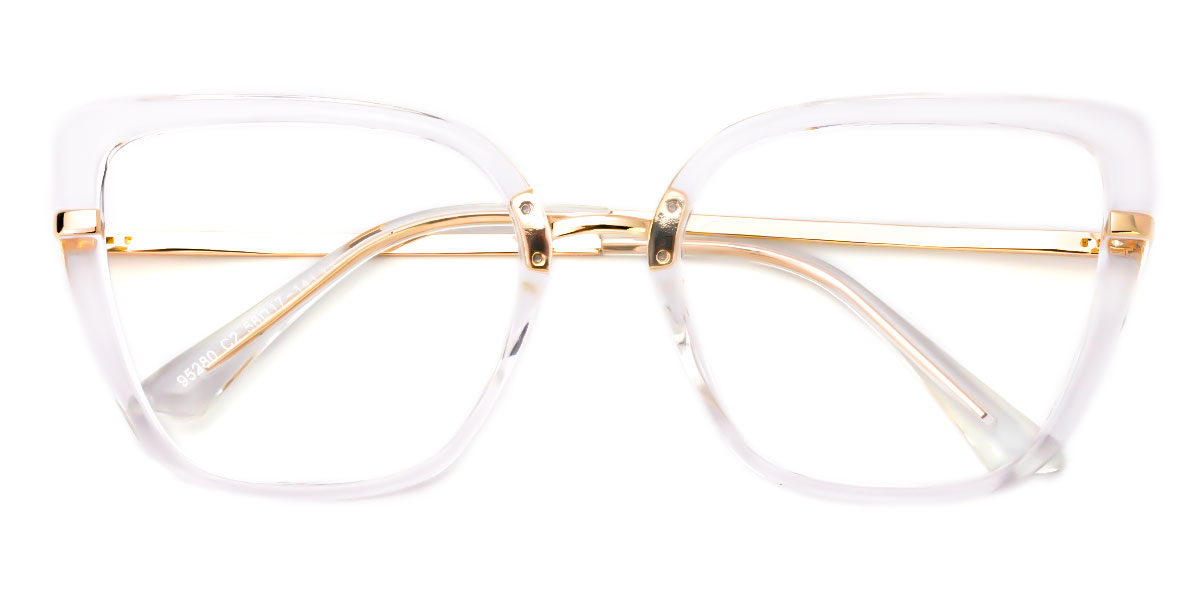 Transparent - Cat eye Glasses - Leire
