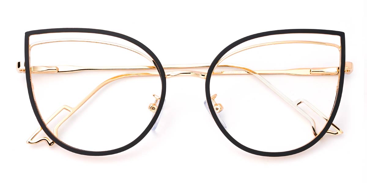 Black - Cat eye Glasses - Hye