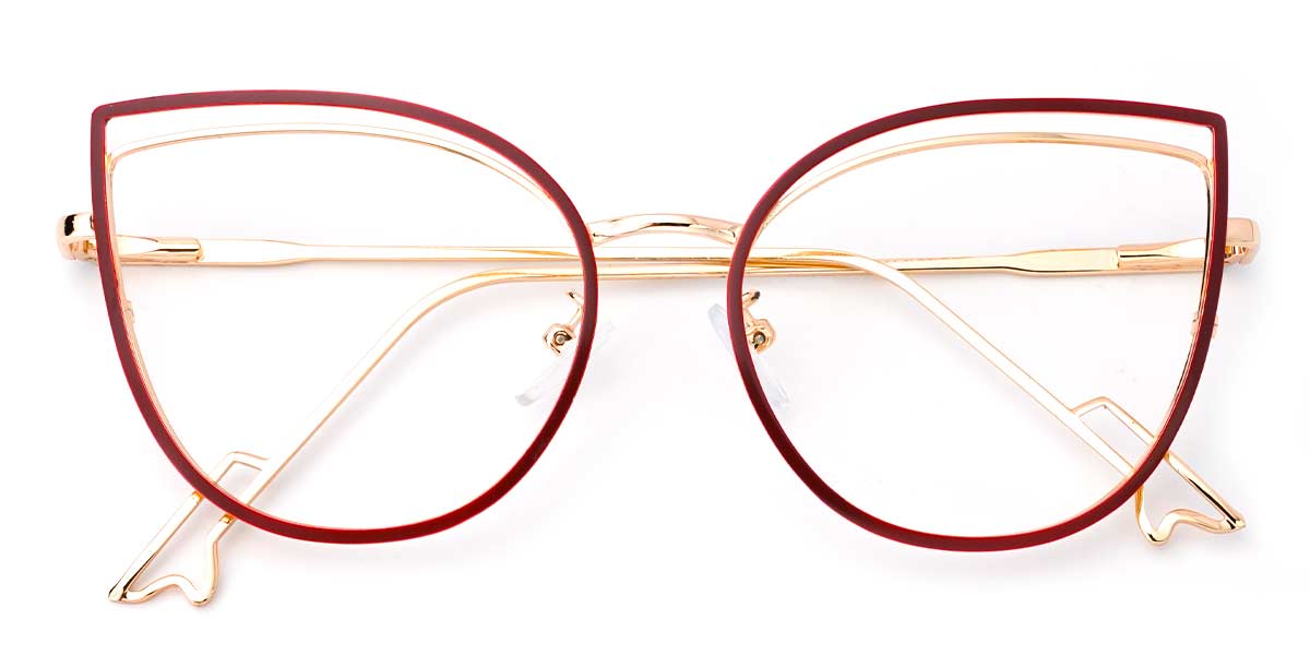 Wine - Cat eye Glasses - Hye